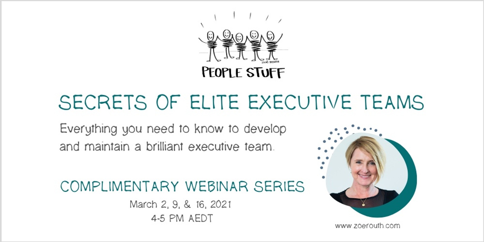 Banner image for Secrets of Elite Executive Teams: Everything you need to know to develop and maintain a brilliant executive team