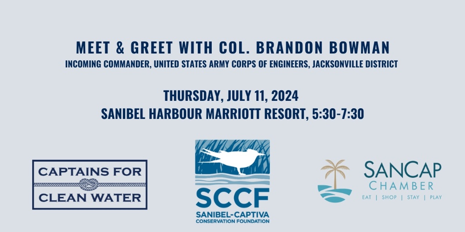 Banner image for Meet & Greet with Col. Brandon Bowman