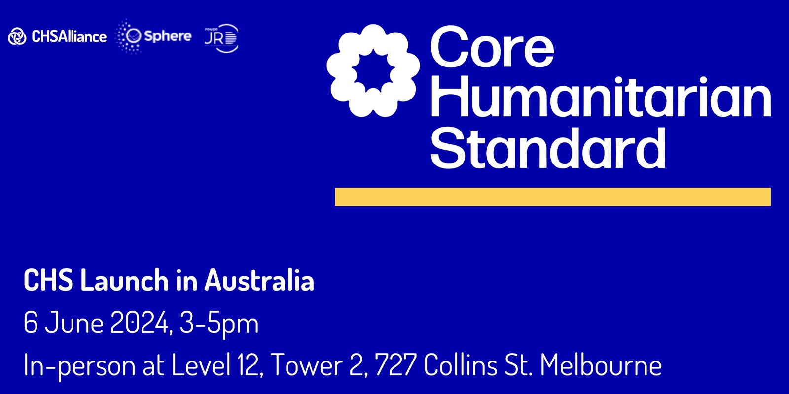 Banner image for Launch of the Revised Core Humanitarian Standard