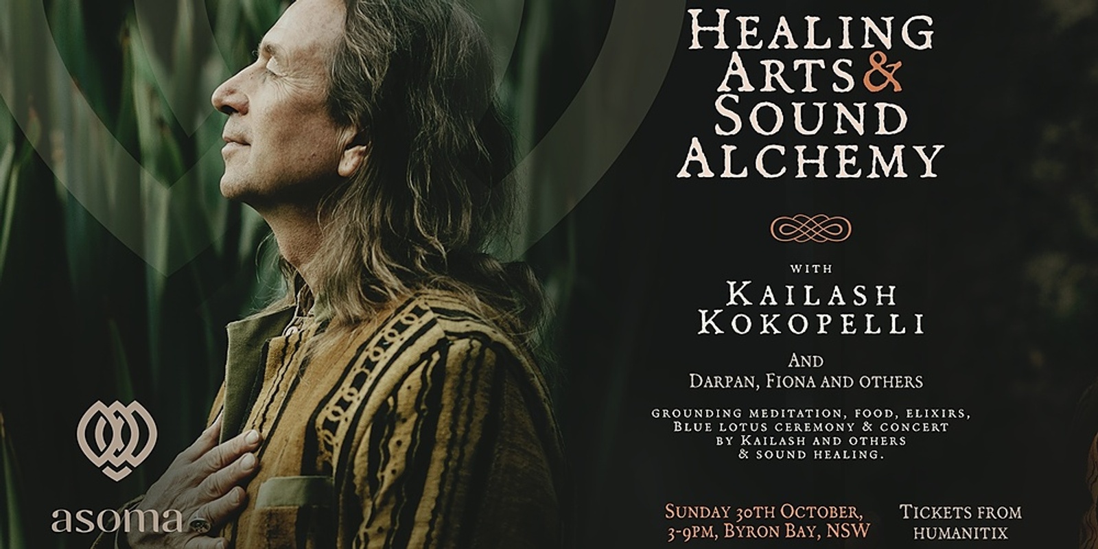 Banner image for Healing Arts and Sound Alchemy with Kailash Kokopelli ༯ BYRON BAY