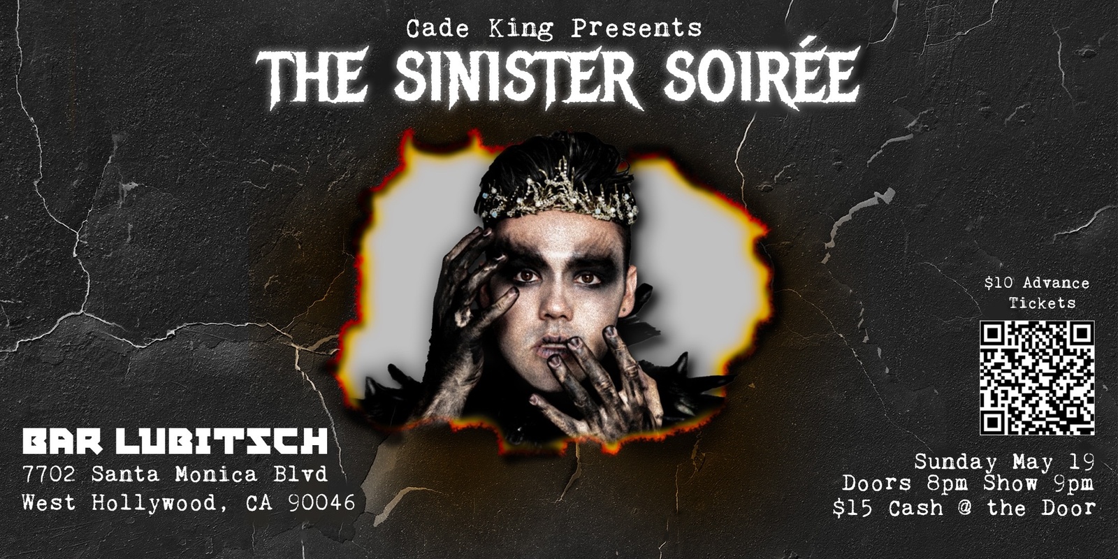 Banner image for The Sinister Soirée: Musical Madness