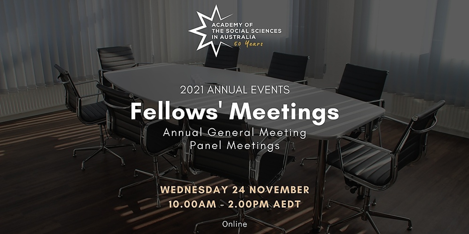 Banner image for 2021 Annual Events - Fellows Meetings