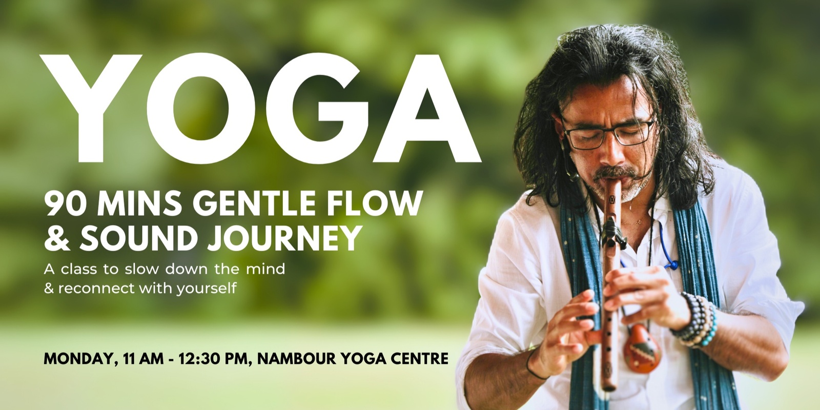 Banner image for 90 Mins Gentle Yoga Flow & Sound Journey - Sunshine Coast