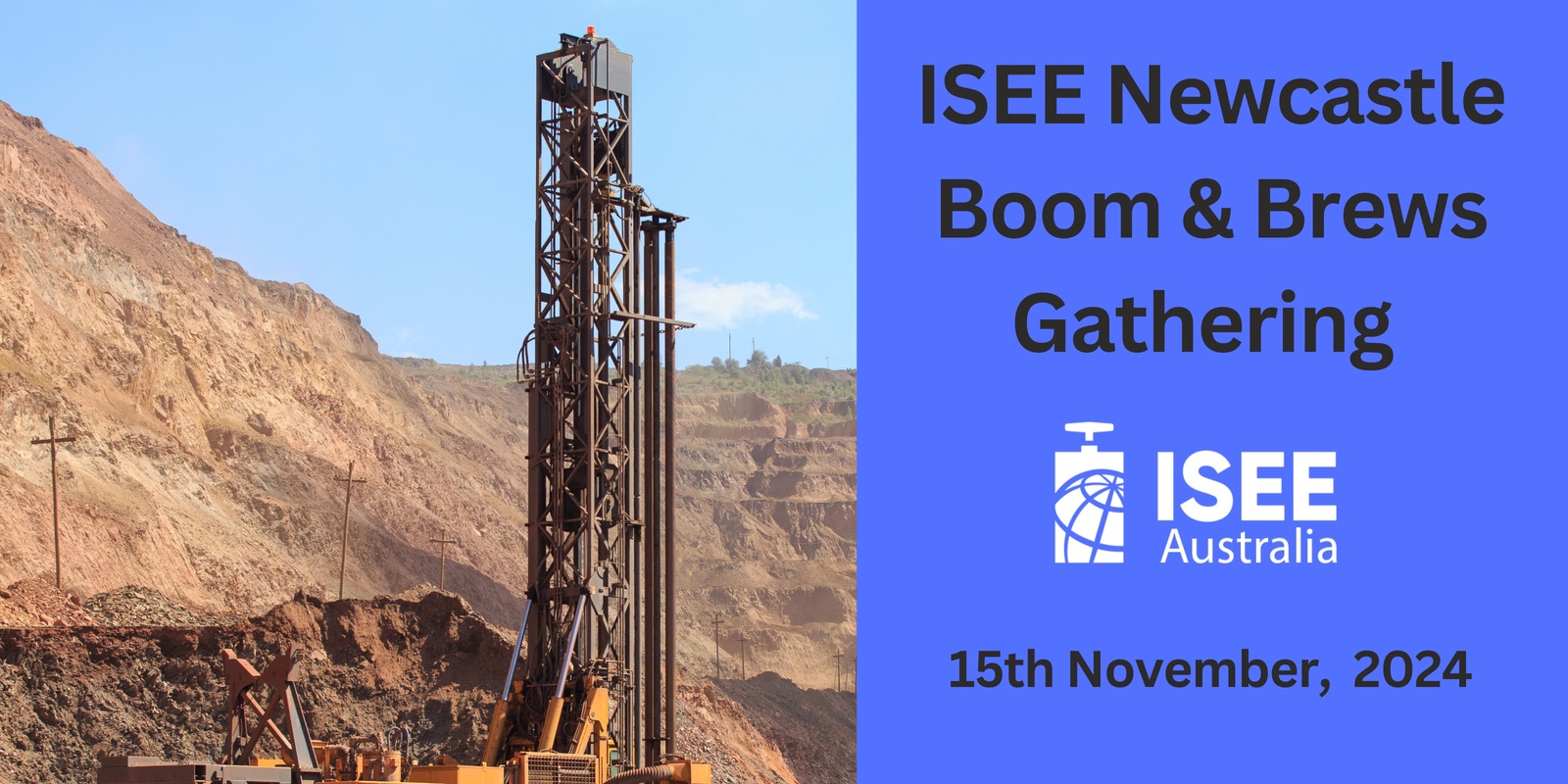 Banner image for ISEE Newcastle Boom & Brews Gathering - November 15th 2024