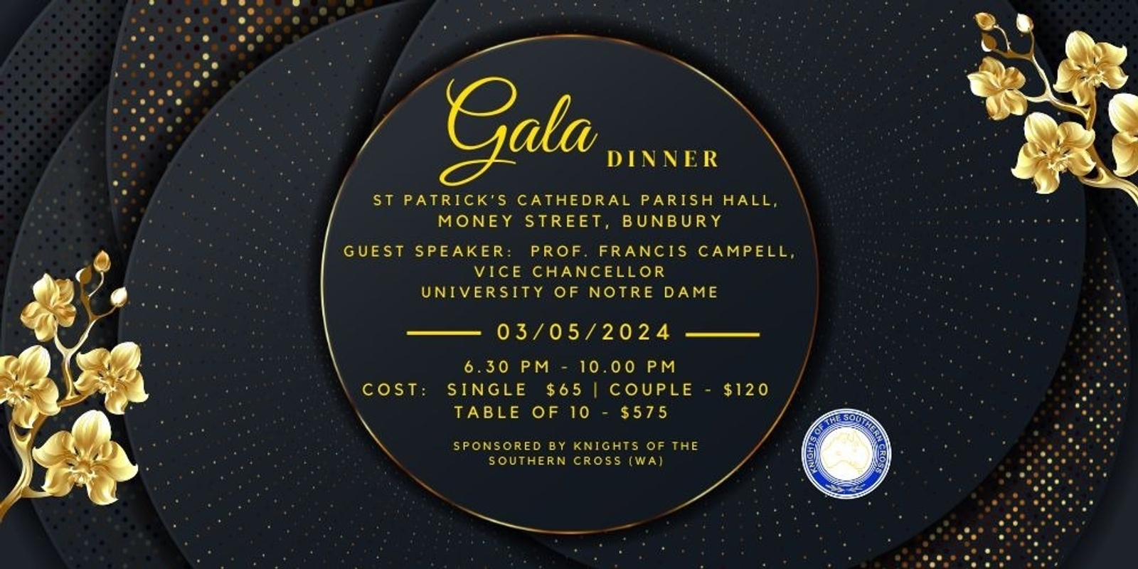 Banner image for South West Branch Gala Dinner 2024
