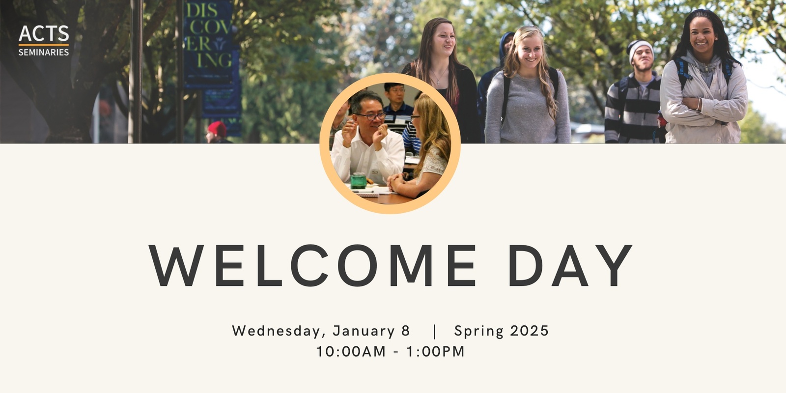 Banner image for Seminary Welcome Day - Jan 8, 2025