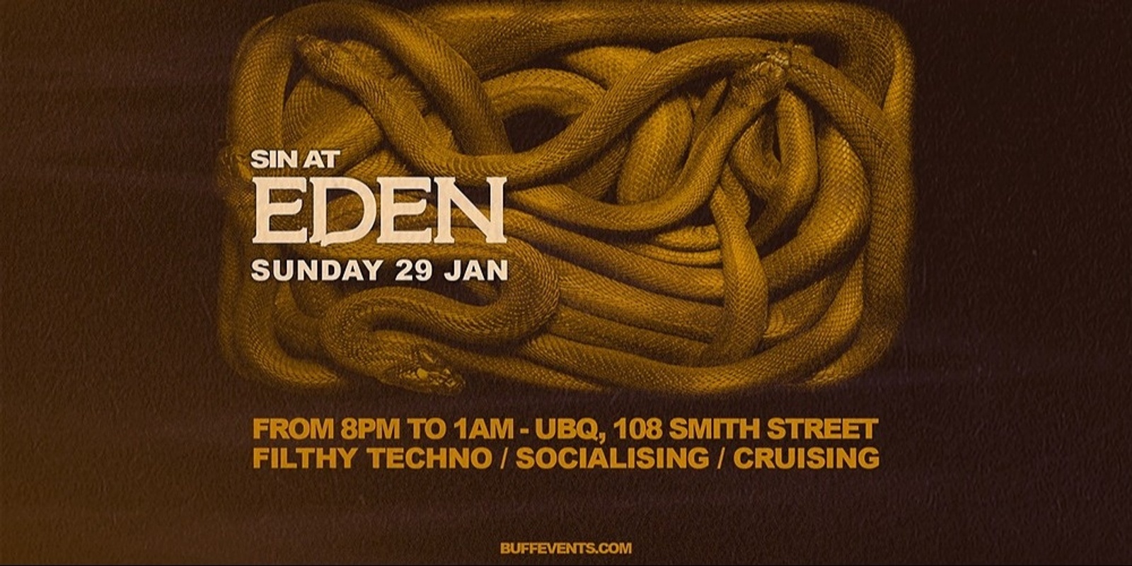 Banner image for EDEN - Sunday 29 January 2023 ft. Pseudo-ku + RMR