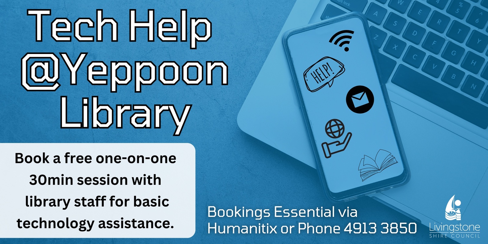 Banner image for Tech Help @ Yeppoon Library