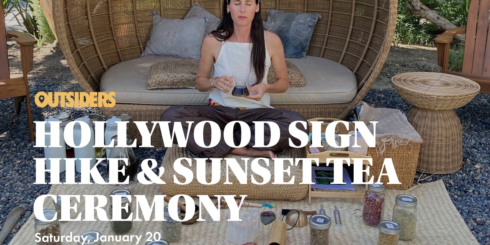 Banner image for Hollywood Sign Hike & Sunset Tea Ceremony