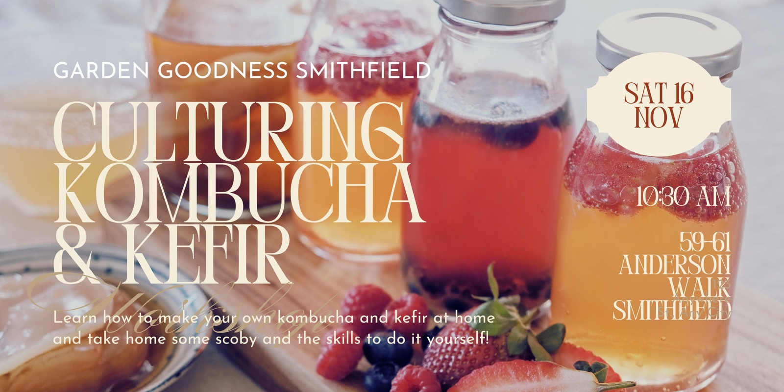 Banner image for Kombucha & Kefir Culturing Workshop