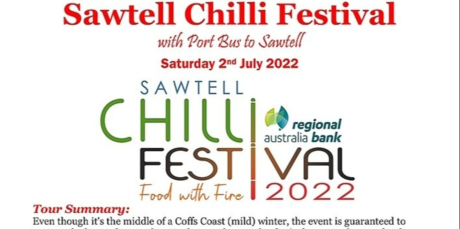 Banner image for Sawtell Chilli Festival