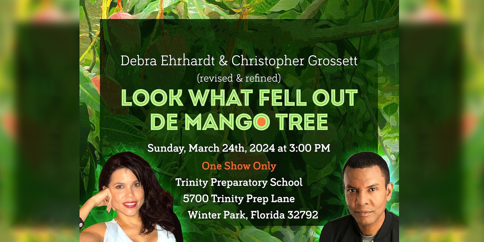 Banner image for LOOK WHAT FELL OUT DE MANGO TREE