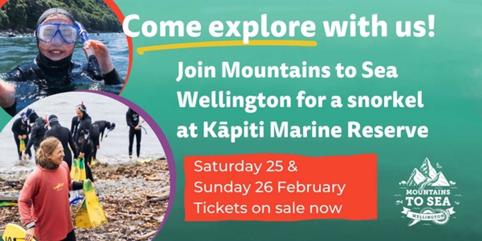 Banner image for Kāpiti Island Marine Reserve Community Snorkel 2023