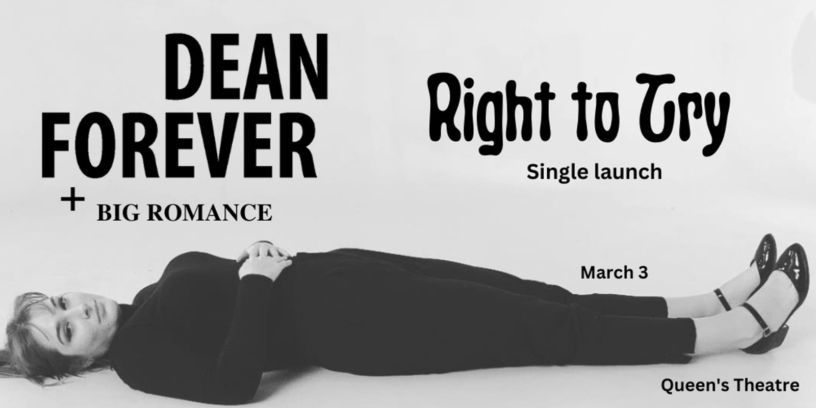 Banner image for DEAN FOREVER RIGHT TO TRY SINGLE LAUNCH WITH BIG ROMANCE