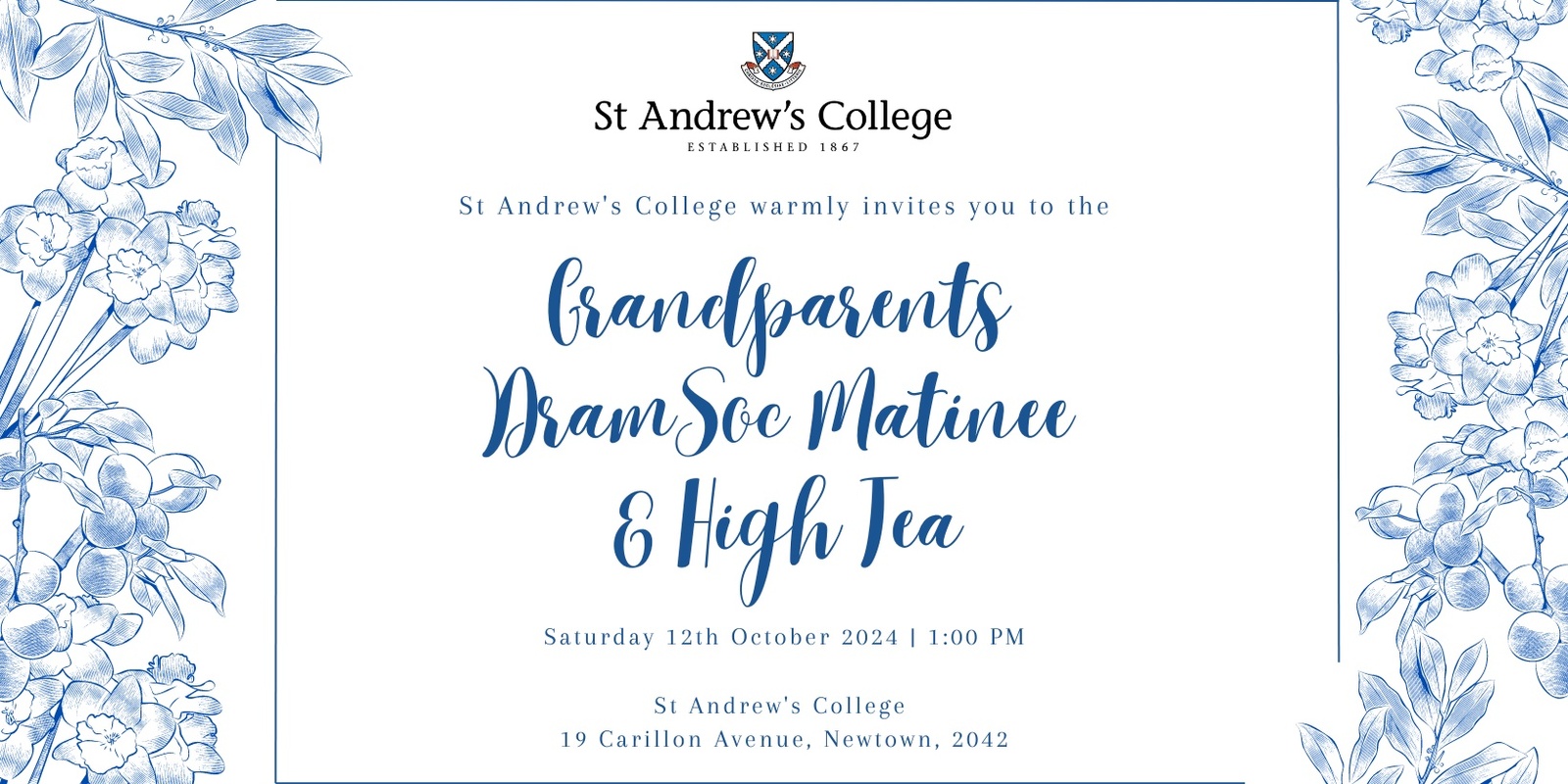 Banner image for 2024 Grandparents DramSoc Matinee & High Tea