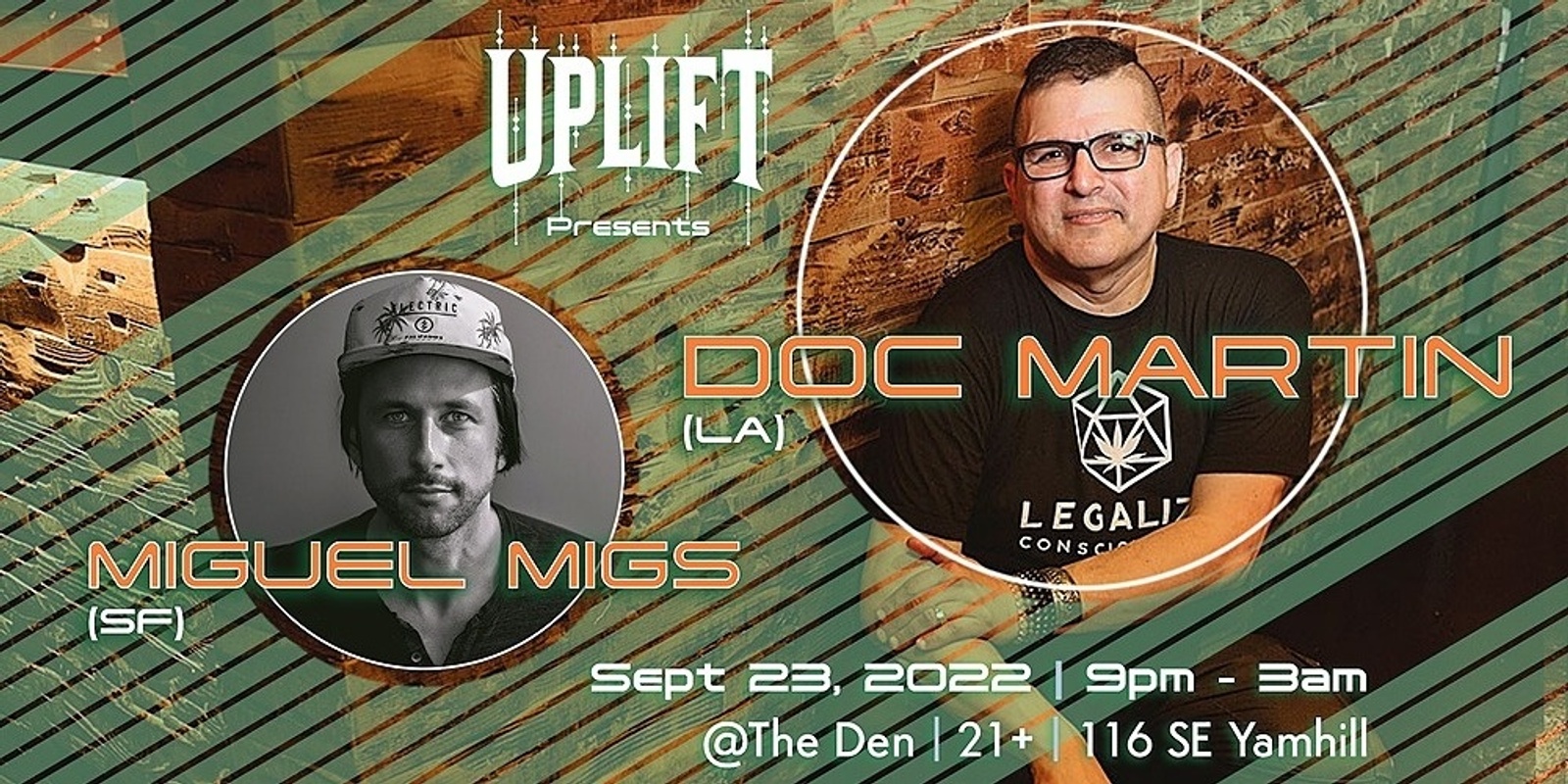 UPLIFT w/Doc Martin & Miguel Migs
