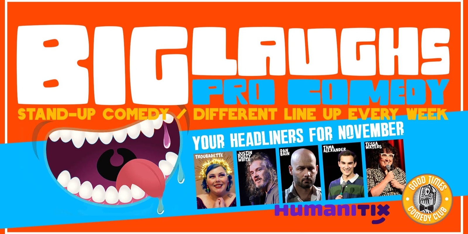 Banner image for Big Laughs - November 2024