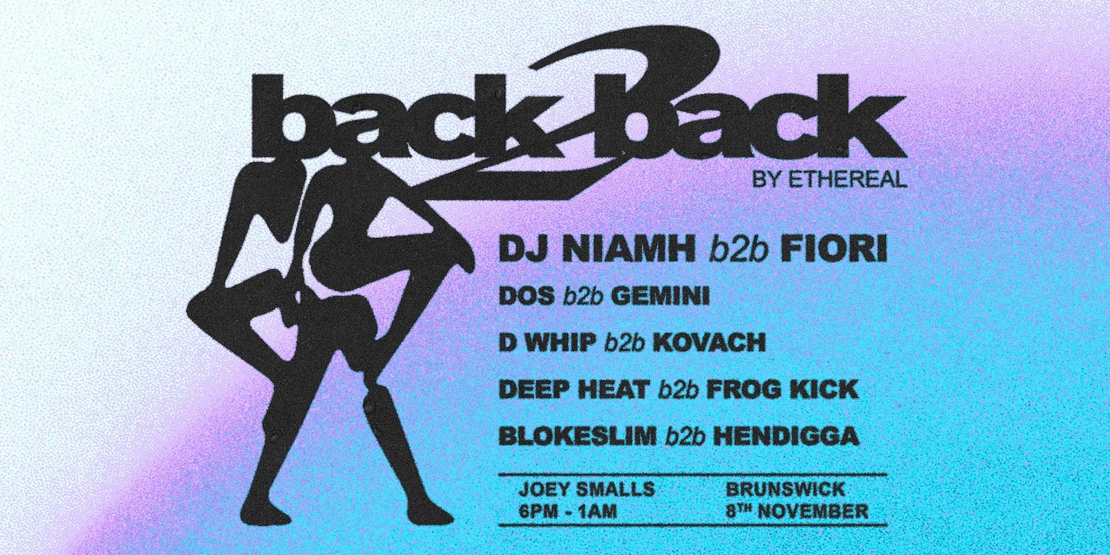 Banner image for back2back by ethereal