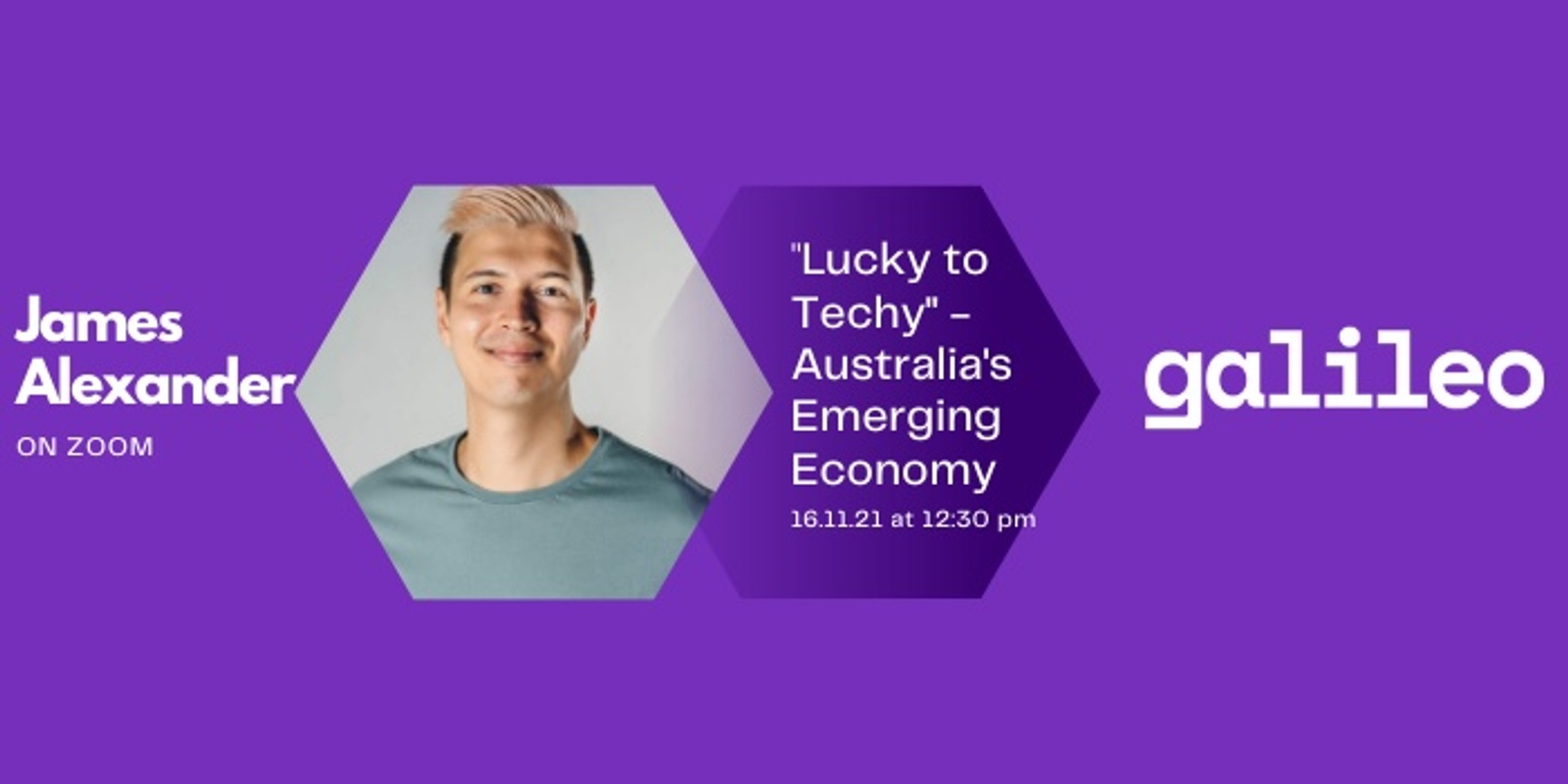 Banner image for James  Alexander:  'Lucky to Techy' - Australia's Emerging Economy