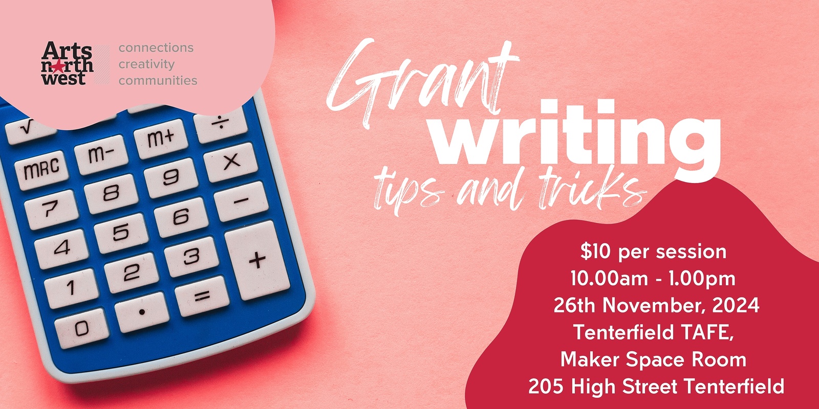 Banner image for Professional and Creative Development workshops: Grant Writing - Tenterfield