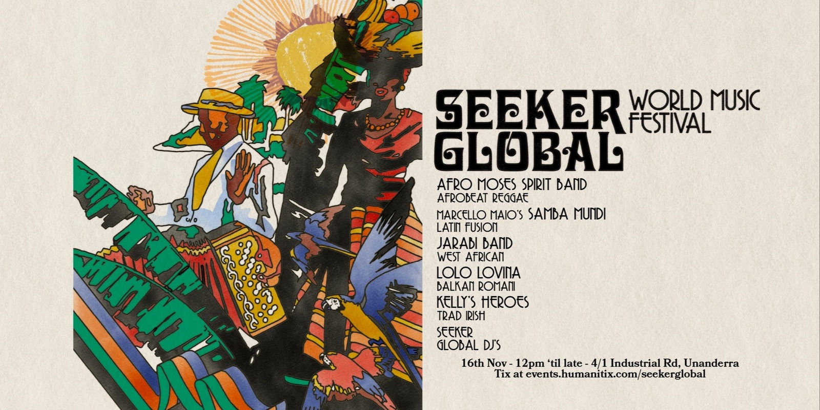 Banner image for Seeker Global - World Music Festival