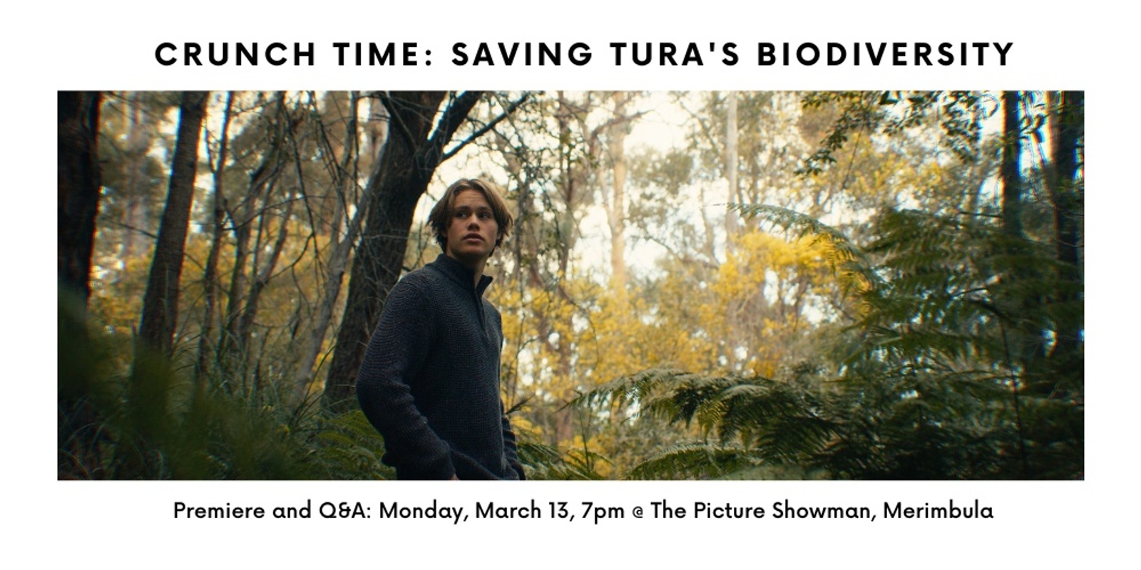 Banner image for Crunch Time: Saving Tura's Biodiversity Premiere and Q&A