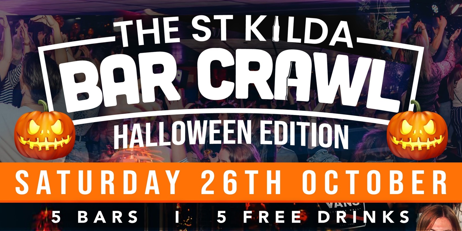 Banner image for The St Kilda Bar Crawl - Halloween Edition