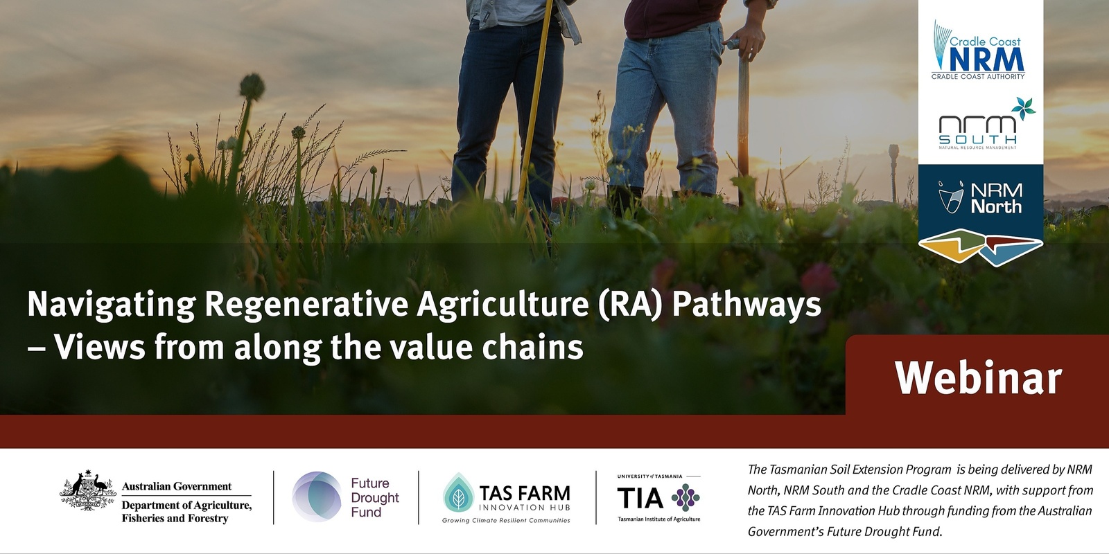 Banner image for Navigating Regenerative Agriculture (RA) Pathways – Views from along the value chains