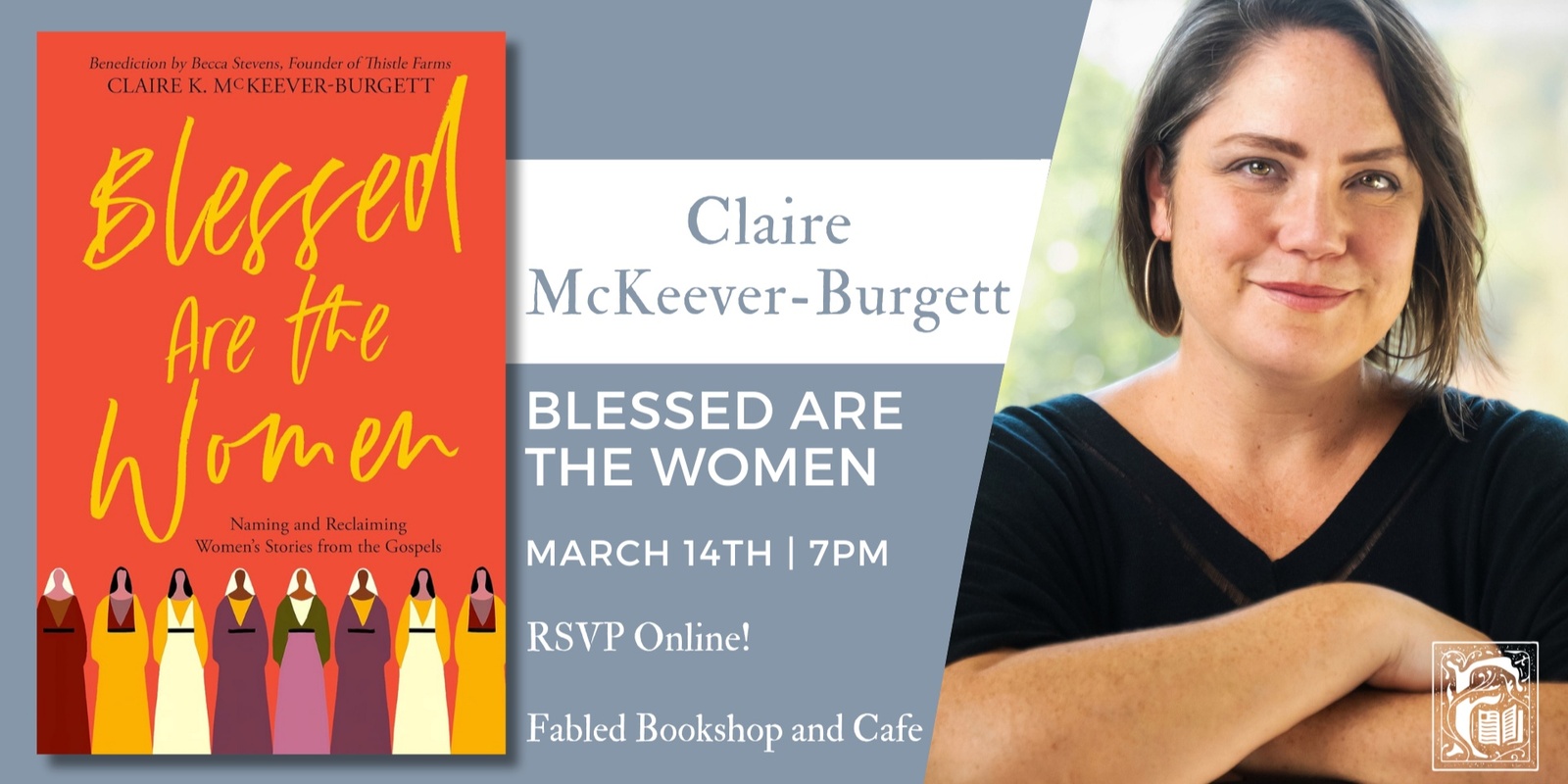 Banner image for Claire McKeever-Burgett Discusses Blessed Are The Women