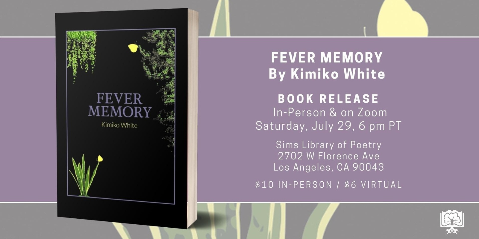 Banner image for Book Release: Fever Memory by Kimiko White