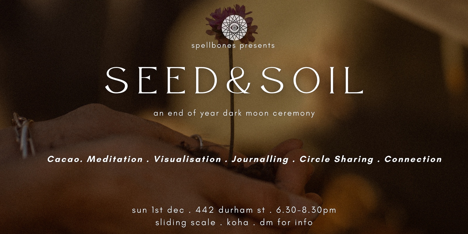 Banner image for Seed & Soil - Dark/New Moon Ceremony