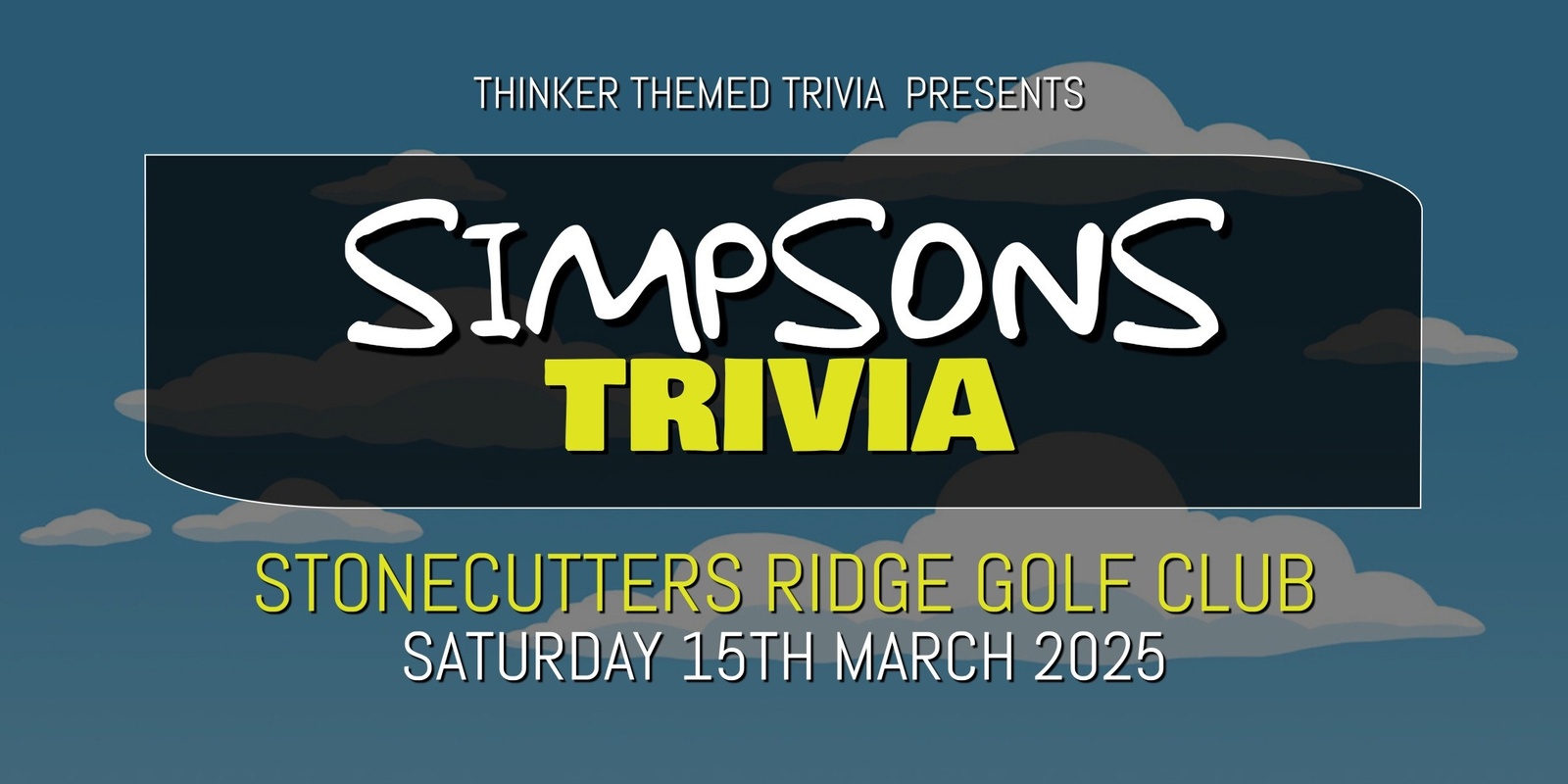 Banner image for Simpsons Trivia 2025 - Stonecutters Ridge Golf Club