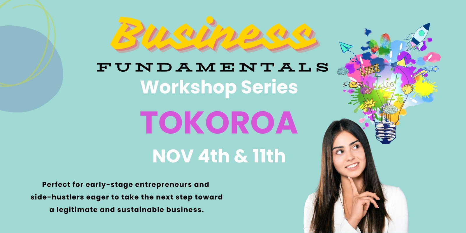 Banner image for Business Fundamentals Workshop Series | South Waikato 