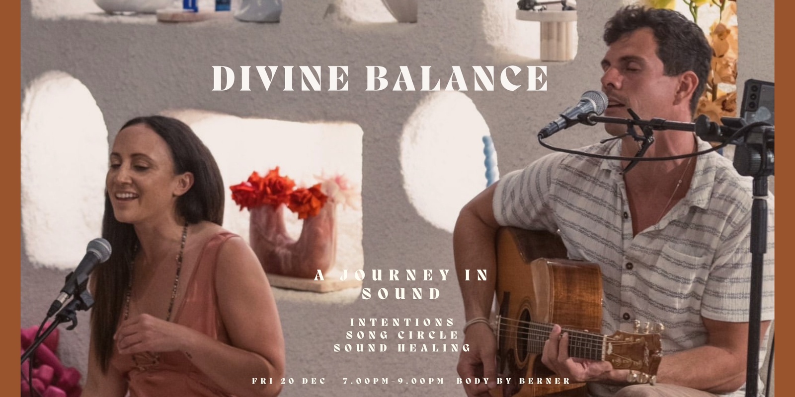 Banner image for DIVINE BALANCE - A JOURNEY IN SOUND - BESS AND GUS - DEC