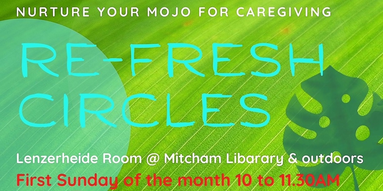 Banner image for RE-FRESH Circles with Cherie Rowett