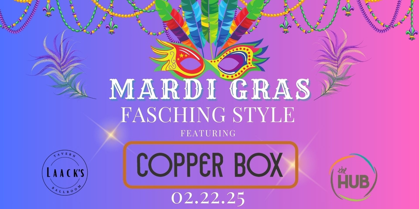 Banner image for Mardi Gras - Fasching Style Featuring Copper Box