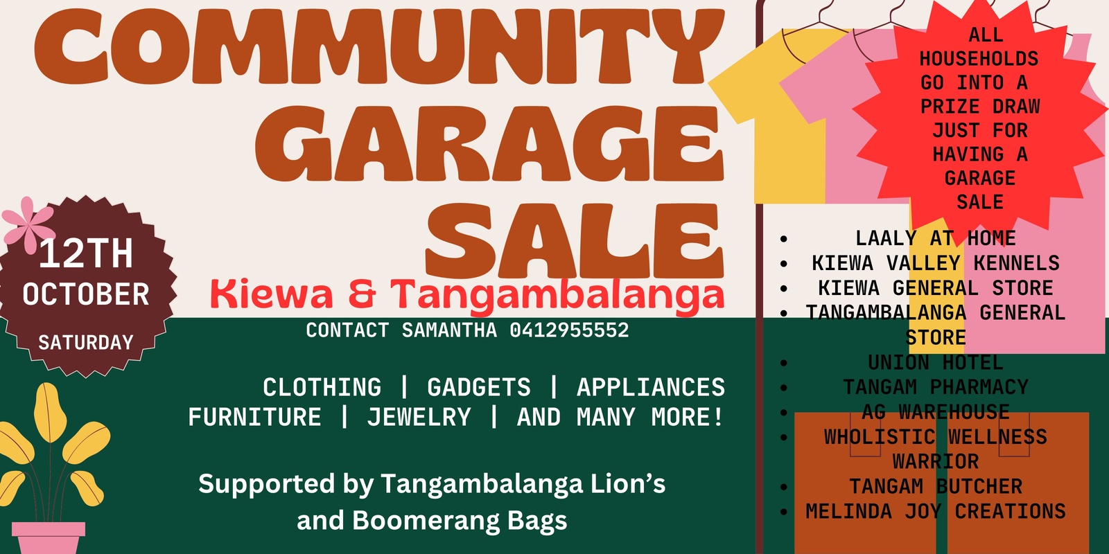 Banner image for Community Garage Sale