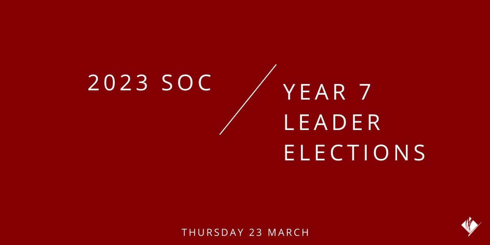 Banner image for 2023 SOC Year 7 Leader Check-In