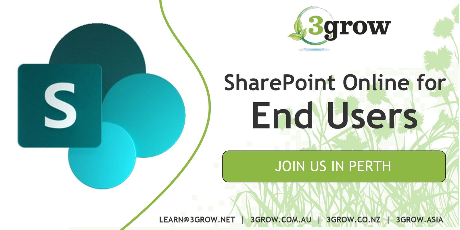 Banner image for SharePoint Online/2019 for End Users, Training Course in Perth