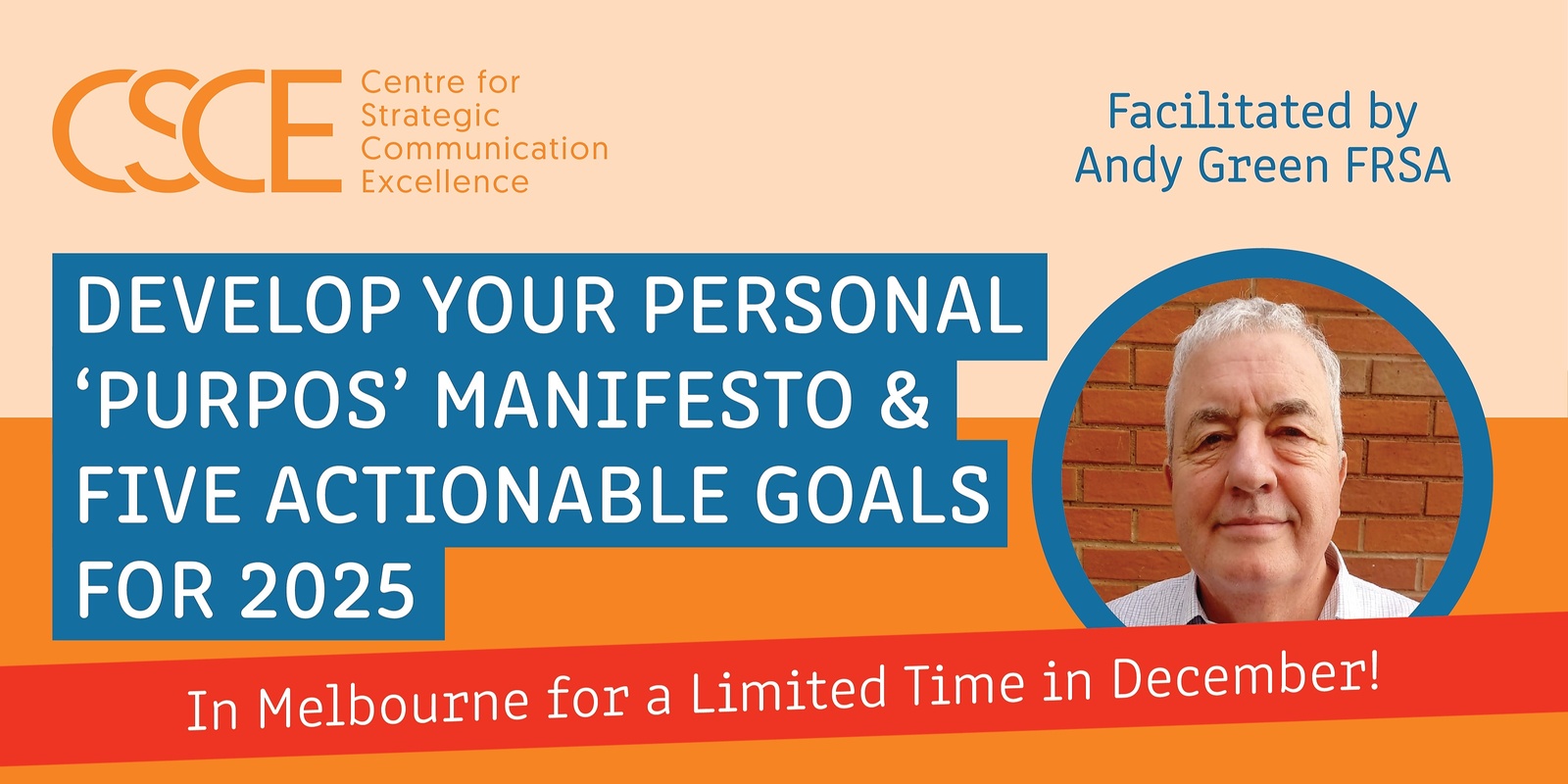 Banner image for Develop Your Personal 'Purpos' Manifesto and 5 Actionable Goals for 2025