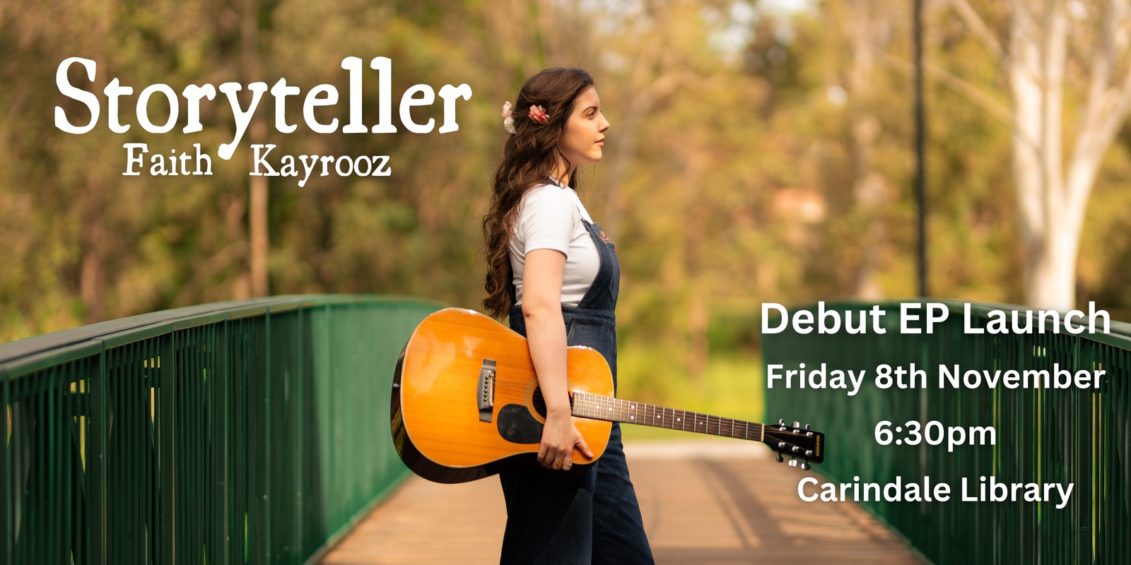 Banner image for Faith Kayrooz: Storyteller EP Launch 