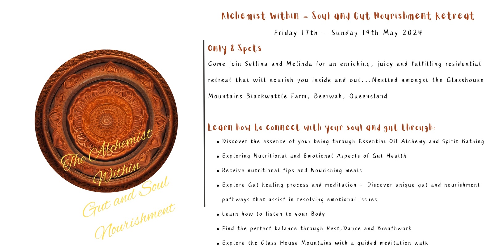Banner image for The Alchemist Within - Gut and Soul Nourishment