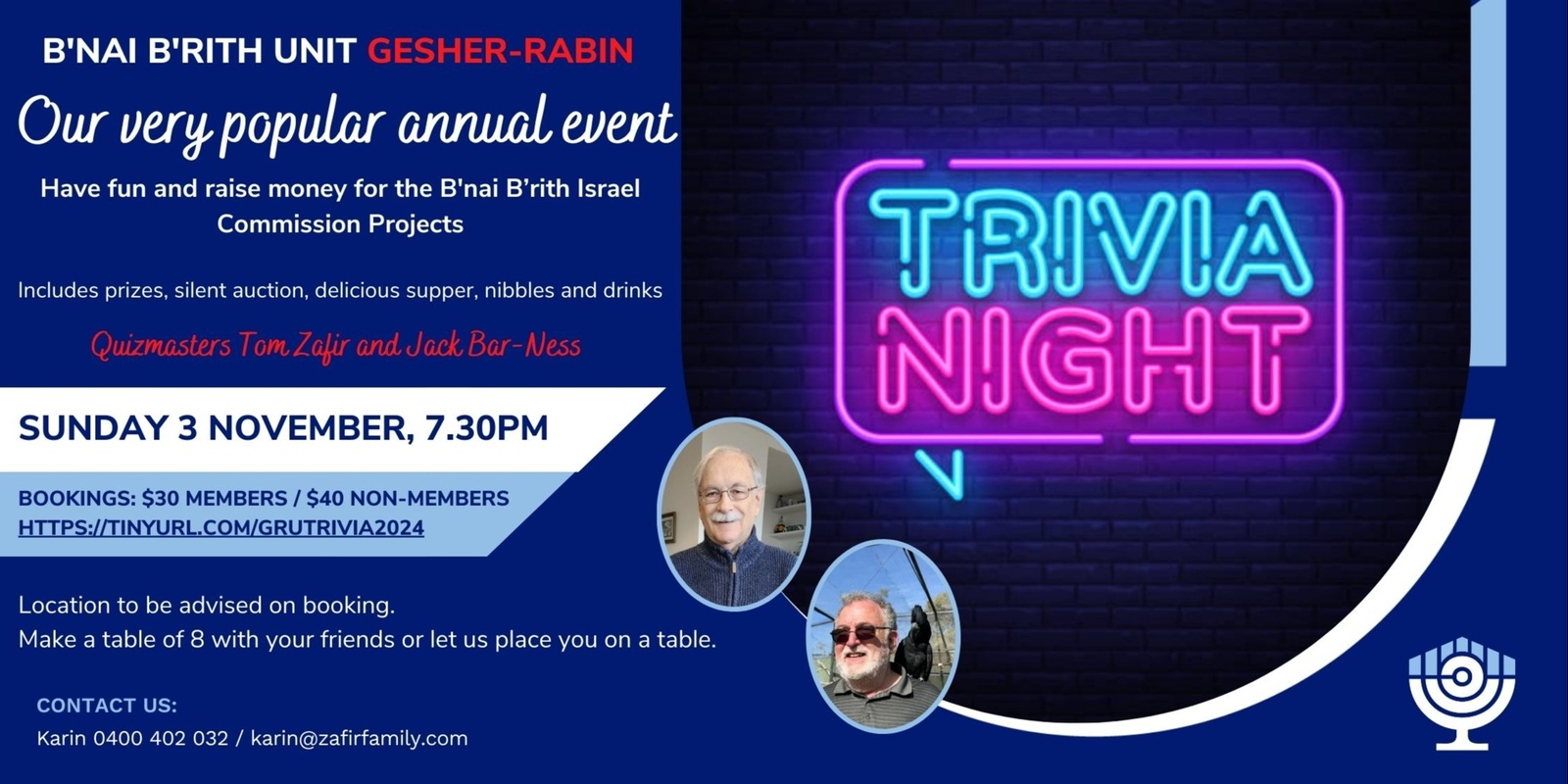 Banner image for Trivia Night 2024