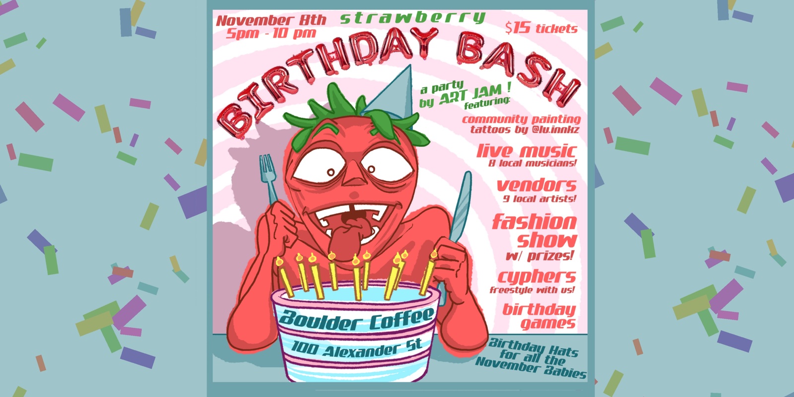 Banner image for Art Jam: Birthday Bash