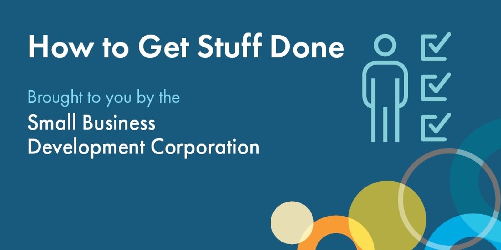 Banner image for How to Get Stuff Done