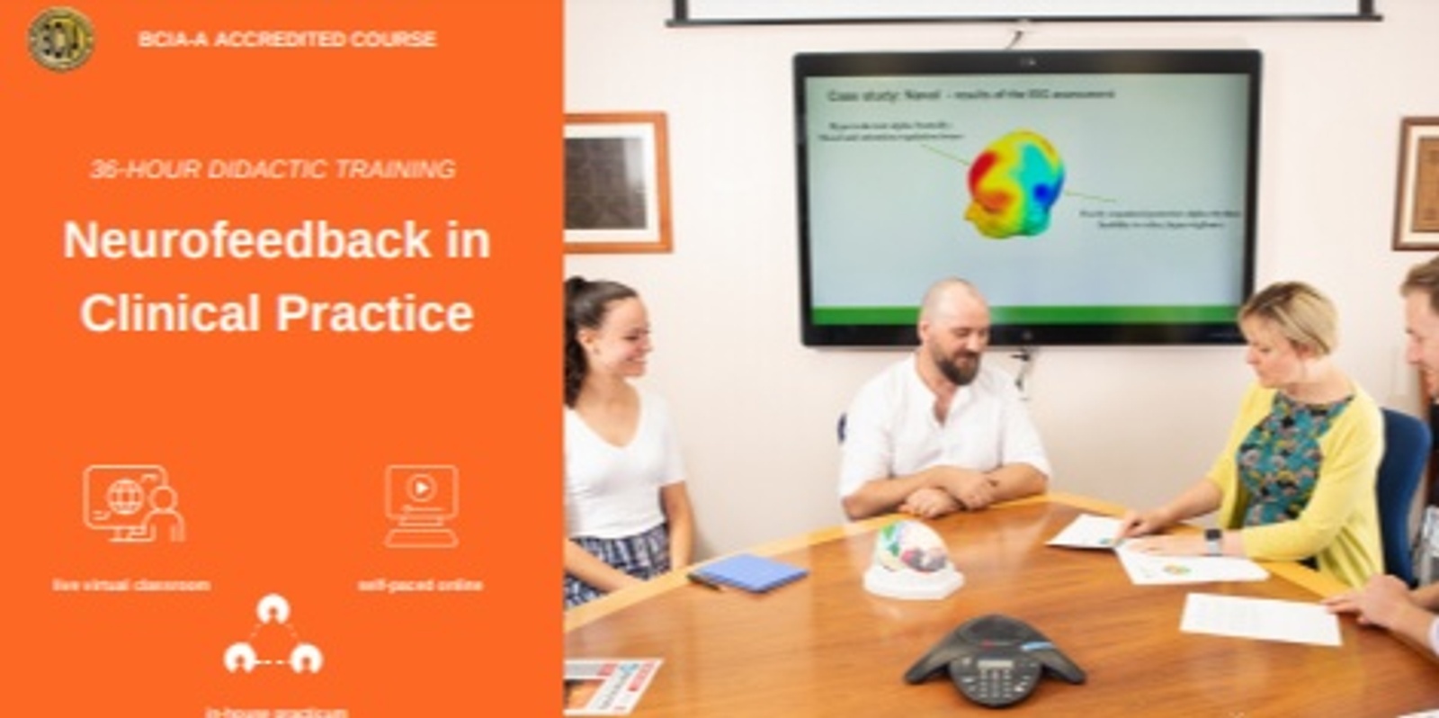 Banner image for BCIA-A Certified 36-Hour Didactic Training | Neurofeedback in Clinical Practice - July 2021
