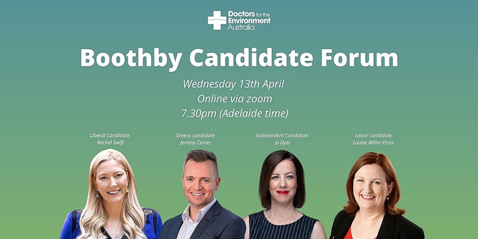 Banner image for Boothby Candidate Forum 