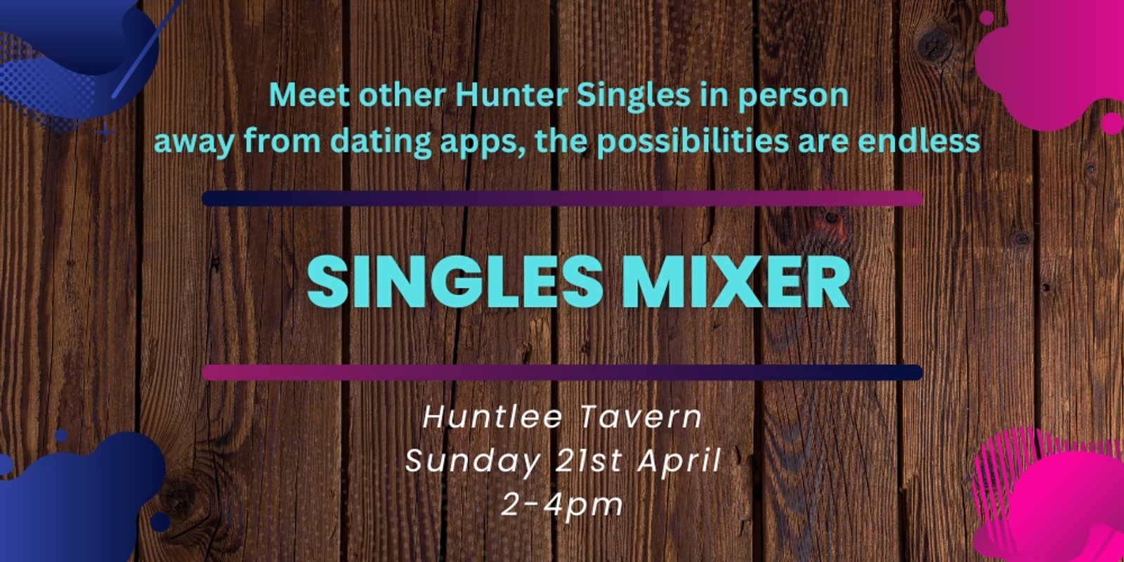 Banner image for Hunter Single Mixer - Afternoon
