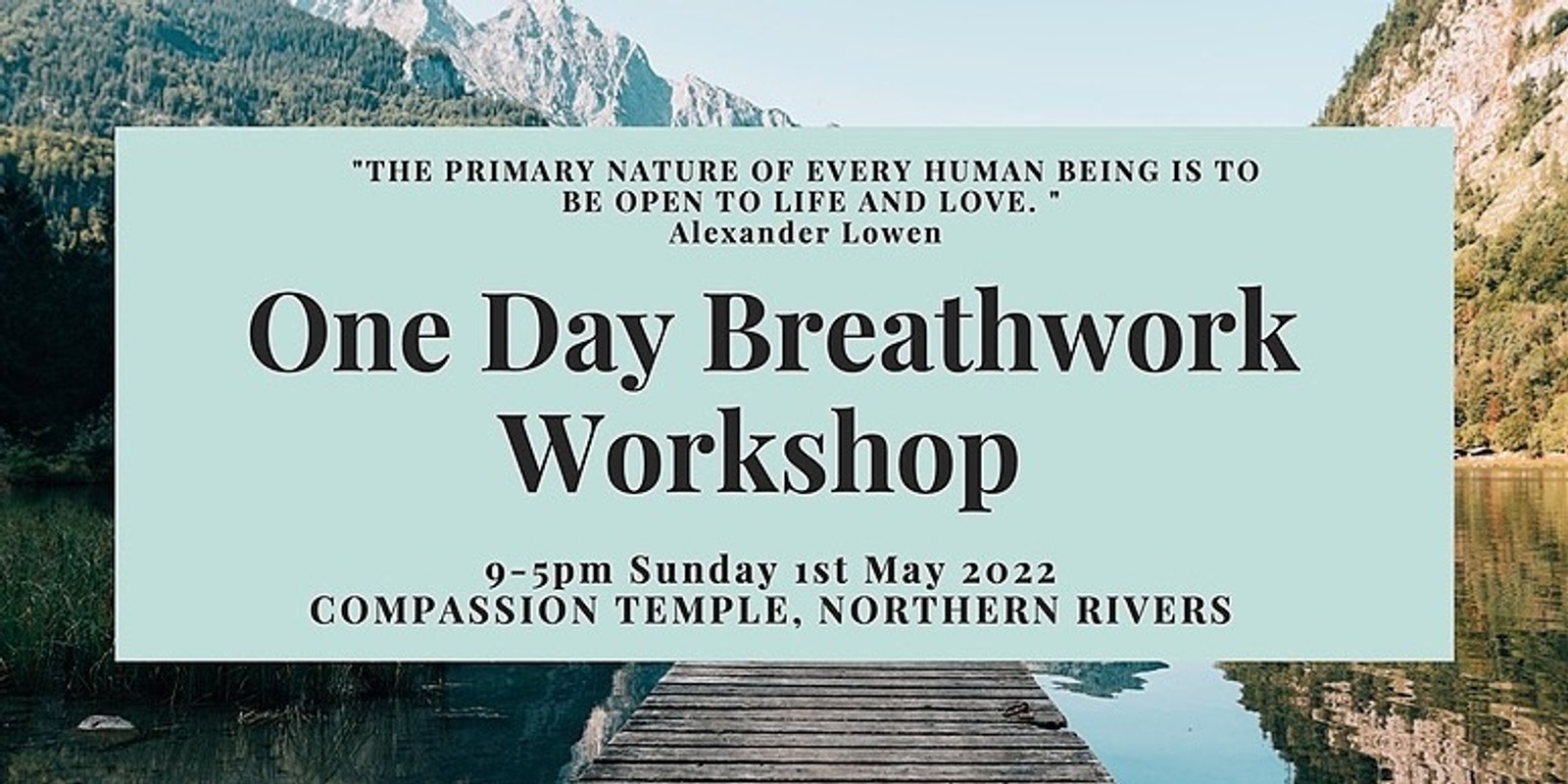 Banner image for One Day Breathwork Workshop