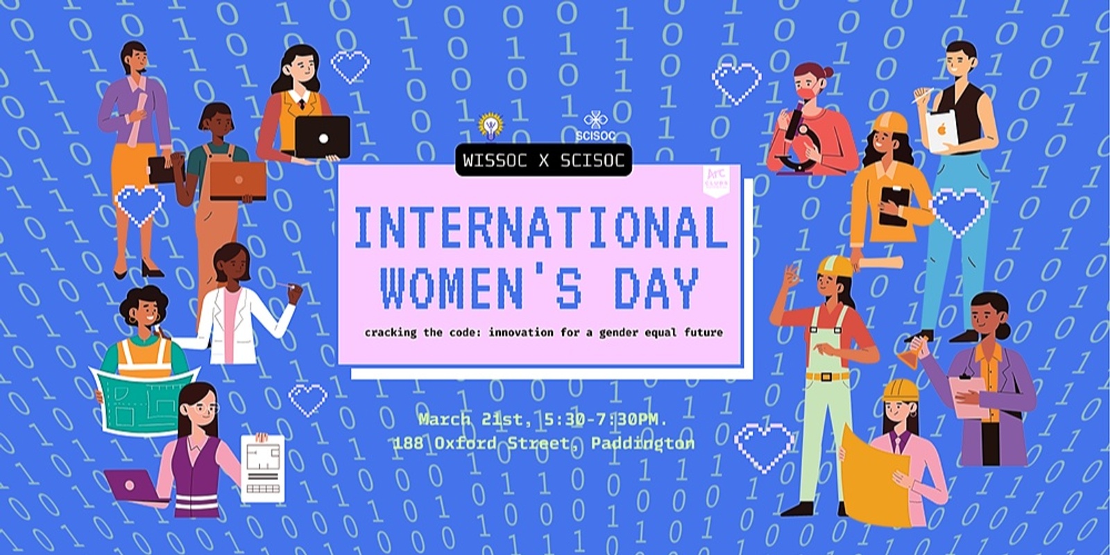 Banner image for International Women's Day: Cracking the Code